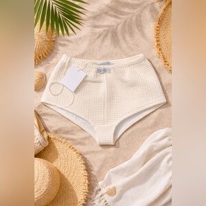 My Mum Made It Quilted Pajama Set Cream Womens Size medium